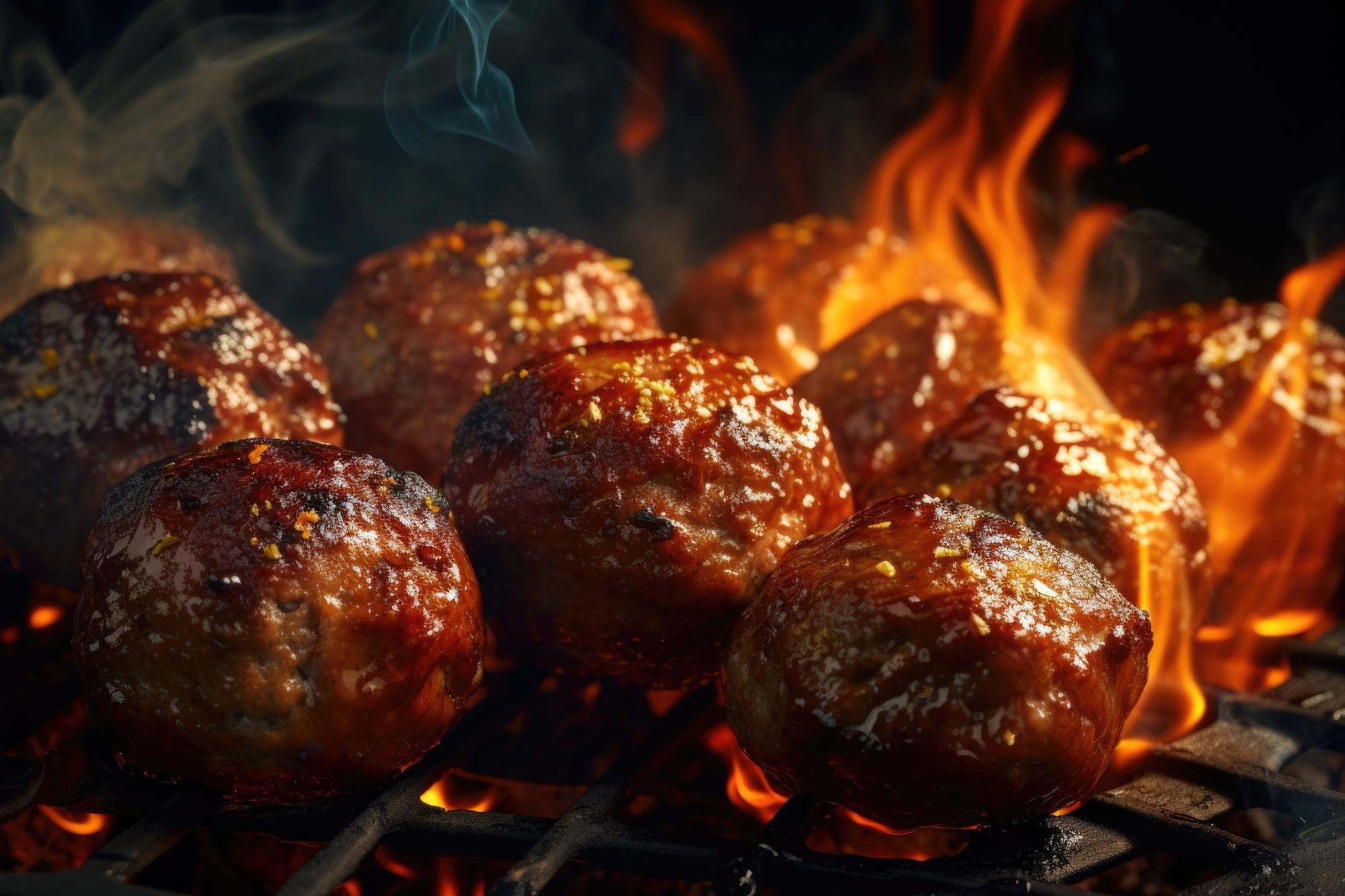 Barefoot Kitchen Pineapple Bourbon Meatballs (Grilled Method/Tailgating Style)