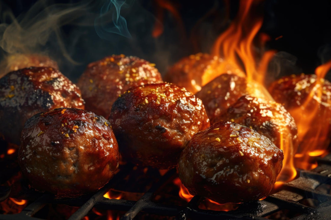 Barefoot Kitchen Pineapple Bourbon Meatballs (Grilled Method/Tailgating Style)