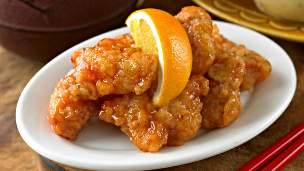 Barefoot Kitchen Orange Szechuan Asian Glaze Crispy Chicken (Fryer Method)