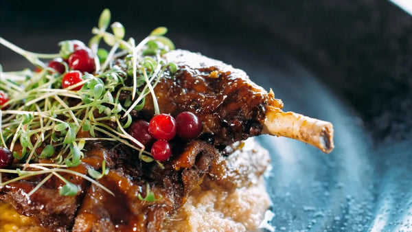 Barefoot Kitchen Raspberry Jalapeno Southwest Glaze Lamb Chops (Skillet/Oven Method)