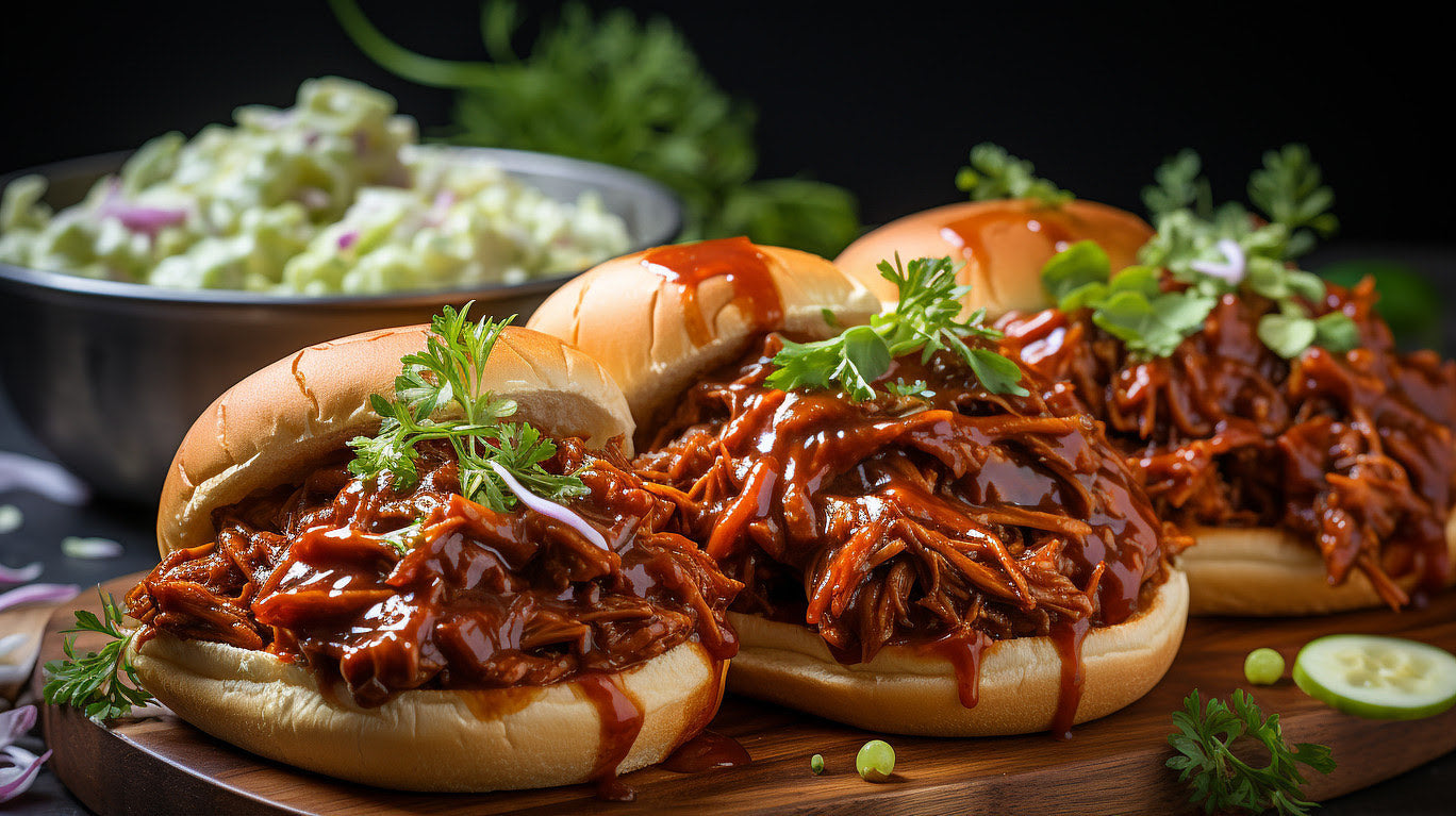 Barefoot Kitchen Honey Roasted Barbecue Sauce Pulled Pork Sliders (Slow Cooker Method)