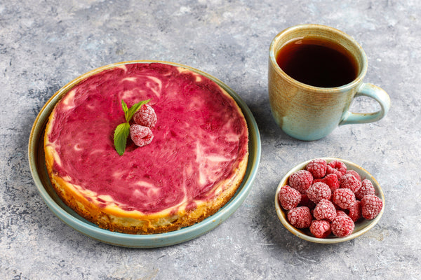 Barefoot Kitchen Pumpkin Cheesecake w/Raspberry Jalapeno Glaze (Baked Method)